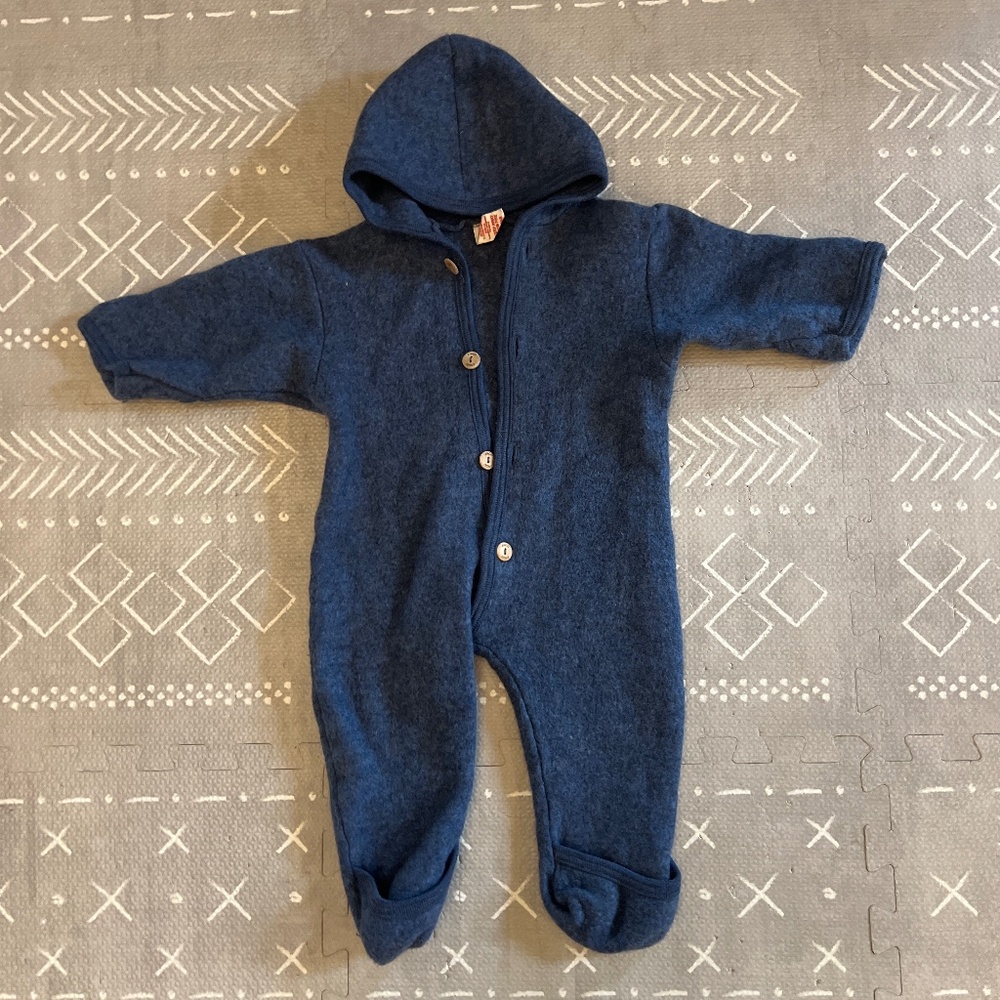 Engel wool baby bunting
